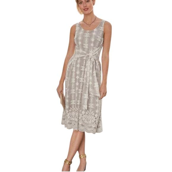 Sundance Love Abounds Dress  Sz PXS  Sheer Lace Slip Underlay Cottage Angelcore - Picture 1 of 11
